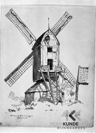 Molen, tekening